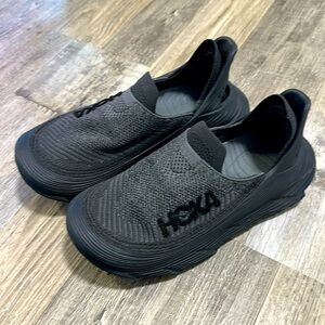 HOKA Men's Black Slip-On Performance Running Shoes